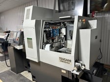 Tsugami #BW329Z, Swiss type automatic screw machine, dual spindle