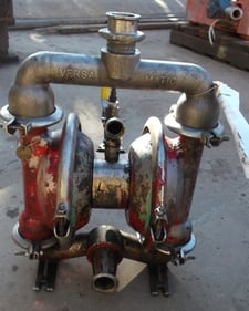 1.2" Versa-Matic #SV116, diaphragm pump, 316 Stainless Steel, 60 gpm, 125 psi