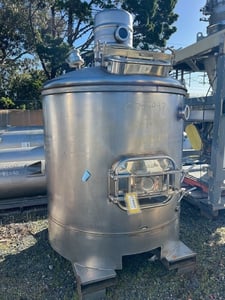 Carter Raff Still Works, 650 gallon Stainless steel still, condenser, steam heated, 2011