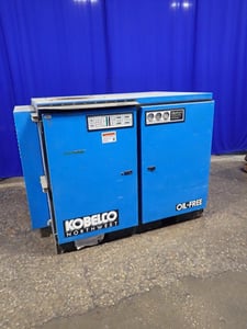 Kobelco #KNW-O-D/L, Air Compressor, Two-Stage, 75 HP