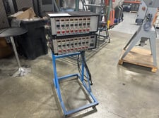 Athena #MF16-CV, 16-zone hot runner controller, includes stand & cables