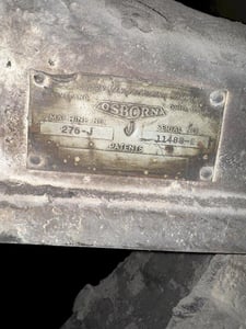 Osborn #276J, portable molding machine, serial #11488b