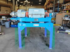 8" x 21.6" IHI #HS-204L0S, continuous centrifuge, 5000 RPM, 15 GPM, 15 HP, lube system