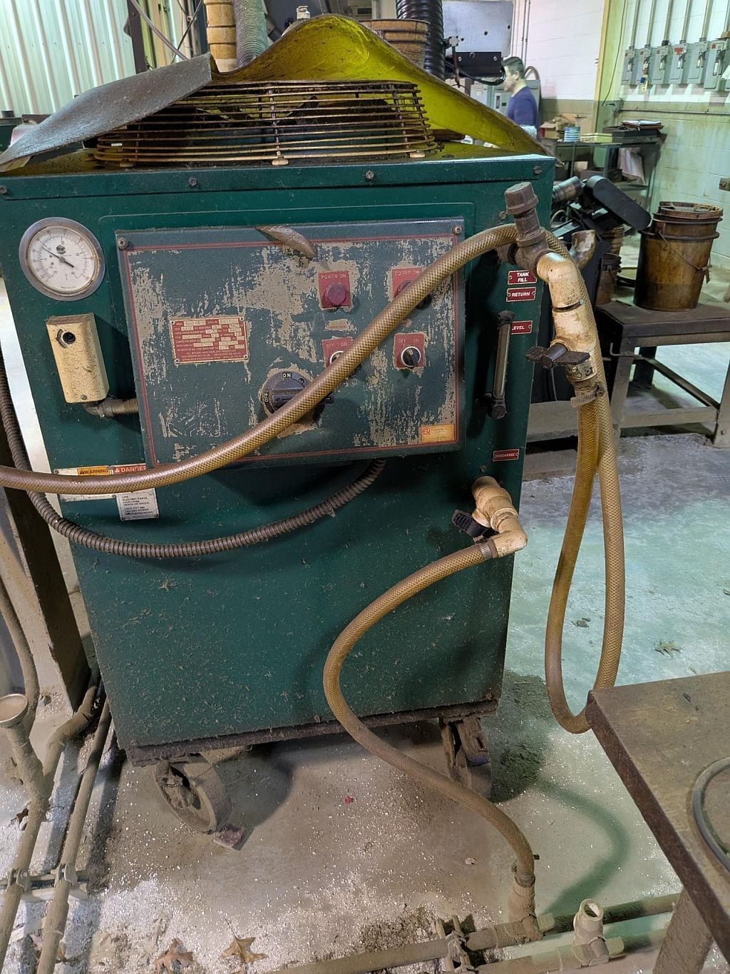 5 Ton, Schreiber Summit #Series-500AC, water chiller, 5 HP, R-22 refrigerant