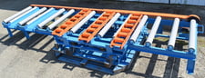 Live rollcase, 21' lonmg, 53" long rolls, fork pockets, 3 pop up right angle roller cases w/4 airbags to lift