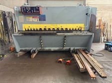 1/2" x 8' Atlantic #HDG8X1/2, hydraulic shear, 42" programmable Back Gauge, hydraulic holddowns, front