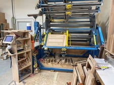 Taylor/JTL #70-X-4M, Rotary Door Clamp, 4-section, 36" x 96" capacity, air clamp, 120 V., 10 A, 2013