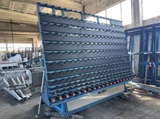 Triulzi #3624-HD, Tilting Hydraulic Glass Handling Table, 142" x 95" max Sheet Size, 85 deg. max Elevation