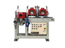 12" Northtech #NT-MBS12-2T1R10L, 4-Head Lineal Brush Sander, 1/4"-6" thickness, 30" min. Work length