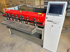 Image for Gannomat #Index-130-Logic, CNC Bore, Glue & Dowel Inserter, w/Laser Measuring, 51" x 0.75"-7.75" width x 0.5-3.13" thickness Work capacity, 4.5" x 52.75" x 35" H Table, 2019