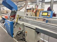 Holytek #S-450, Programmable Automatic Cut-Off Saw, 11.9" L x 1.18" width x 3/8" H min Work Size, 1" Spindle