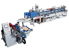 Cam-Wood #IAH-SC, End-Less Auto Finger Jointer System, 1/2" -3" thick x 1.4"-10" width Timber Work Size, 18