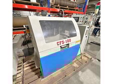 Holytek #CFS-100, Semi-Optimizing Cut-Off Saw, 1.18" width x 3/8" Work thickness, 18" Saw Blade diameter, 30