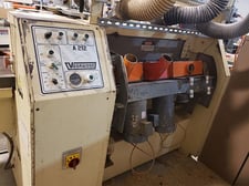 Voorwood #A-212, Feed Through Single Sided Shape & Sand, R-L direction, (4) Workstations, 5" x 5" min. Part