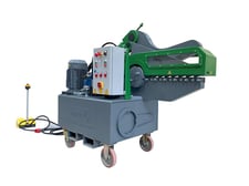 24" Mizar #24-in., Alligator Shear, 8-9 cuts/min., 36" width x 71" L x 59" H, 221000 lbs. Cutting Force, 160