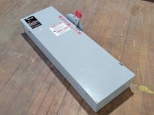 60 Amp. General Electric #TDT3362R, Double Throw Safety Disconnect Switch, 600V