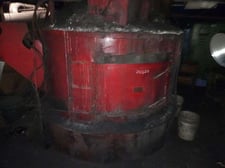 B & P #85B, muller with dust hood, motor & gearbox, batch hopper & cooling blower