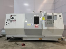 Haas #SL-40TB, CNC lathe, 40" swing, 6" bore, 50" centers, 12 turret, 2400 RPM, tailstock, 2006