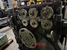 Torrington #W23, clutch coiler, .125"-.312" wire diameter, 1.7"-648" wire feed, 2-60 springs per minute