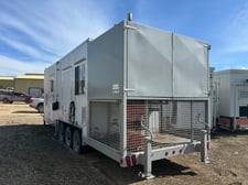 220 HP Gardner Denver #SSQG99B, screw compressor, 1-stage, Caterpillar G3306 NG engine, 2009