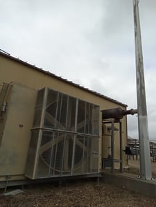 600 HP Superior #MW-62, reciprocating compressor, 2 throws, 2 stages, 900 RPM, Superior 6G-825 engine, 1989