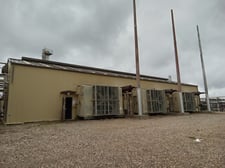 600 HP Superior #MW-62, reciprocating compressor, 2 throws, 2 stages, 900 RPM, Superior 6G-825 engine, 1989