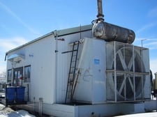 738 HP Ariel #JGK/2, reciprocating compressor, 2 throws, 2 stages, 1200 RPM, Waukesha F3521GSI NG engine, 1991