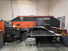 22 Ton, Amada #Vipros-255, CNC turret punch, 50" x50"sheet, 31 station, 3 automatic index, Fanuc 18P, 2 work