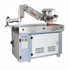 RMT #Jonsen-SD-H, deburring machine, 59" swing, 2 head, 5.4 HP, 13" x 12" vacuum area, new (3 available)