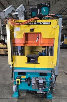 20 Ton, TOX Pressotechnik #MAG-030.663.A.001, Hydraulic Air Press, 205 kN capacity, 200 mm Total Stroke, 12