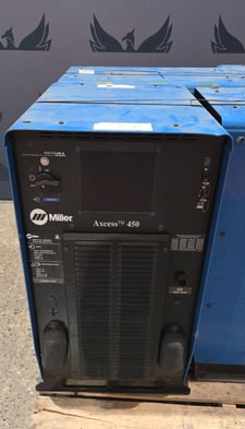 Miller #Axcess-450, Arc Welder, Fan-On-Demand System, 22.95 kW, 450 Amps, 208/230/460 V Input, 44 V Output