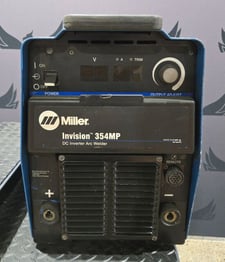 Miller #Invision-354MP, DC Inverter Arc Welder, Fan-On-Demand System, 7.9/11.5 kW, 350 Amps, 208-575 V Input