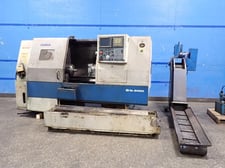 Daewoo Doosan Puma #230C, CNC Lathe, Fanuc Series 21-I Control, hydraulic unit, chip conveyor, coolant, tool