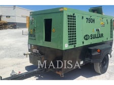 Sullair 750H DPQ, Compressed Air, 2495 hours, S/N: 201403210061, 2014