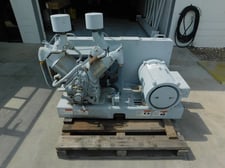 Gardner Denver Piston Compressor #APOQMA, 1-stage, 2-cylinder, 30 HP, 1770 RPM, Used