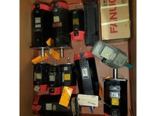 Bulk Quantity of Industrial Parts, w/Servo Motors, Cables, Mechanical Components
