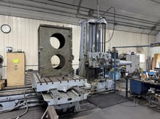5" Giddings & Lewis #350T, table type horizontal boring mill, 6MT taper, 7.5-975 RPM, 60" x 96" table, 25 HP