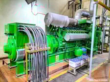 1203 KW Jenbacher #JGS-416-GS-NL, Natural Gas Generator, 50Hz, #J416 engine, 1500 RPM, w/ ctrls, 23000 hours
