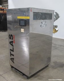 53 HP AJAX #Atlas-A200, natural gas firetube boiler, 160 PSIG, 2M BTU/hr input, 42.4 sq.ft. heat surface, 5