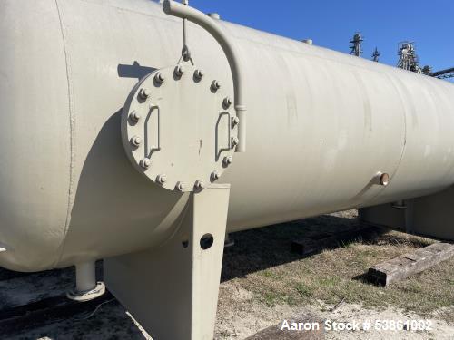 4000 gallon 175 psi, 72" diameter x 240" straight side, Tripoint, Horiz Carbon Steel Tank, dish heads, on