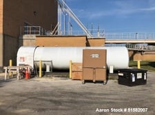 19450 gallon 350 PSIG, Tomco #2675-CA, Horiz Cryogenic Storage Tank, 52000 lbs CO2, 26 tons, safety valve 350