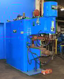 200 KVA Sciaky #PMCO-4ST-200-36-5, spot welder, 10" x 36" throat, rebuilt by Alphatron w/iii 301B controller