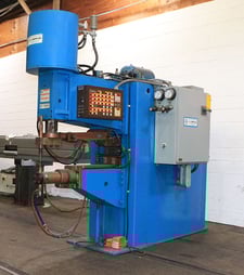 200 KVA Sciaky #PMCO-4STQ-200, spot welder, 36" throat, rebuilt By TJ Snow w/ iii 301B controller