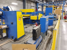 48" x .8" Herr Voss, Cut-To-Length line, 20000 lbs., w/ precision leveler, coil car, reel, shear, stacking