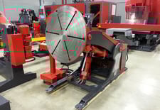 11000 lb. BMT #HBJ-Y, Hydraulic Elevating Weld Positioners, 135&deg; tilt, 5 models, 0.2-2 RPM, 24-60" diameter