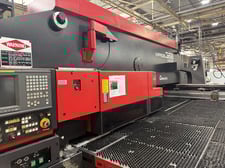 30 Ton, Amada #Vipros-358-King, CNC turret punch press, 58 station, Fanuc 18-P, Amada material shuttle
