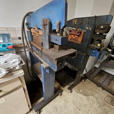 Metal Pro #4500-FS, tandem ironworker, 45 ton