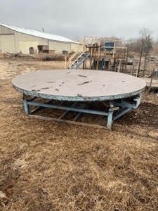 Heavy Duty 10' Turn Table With Electric Drive