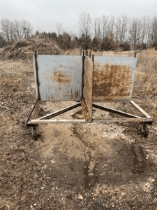 4 Bay Stack Rack, 7' x 7' x 3'