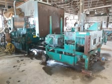 Pendu #E4000, Gang Saw, 75/75 HP arbors, 20 HP blower, w/ starters & disconnect, hydraulic upgrades